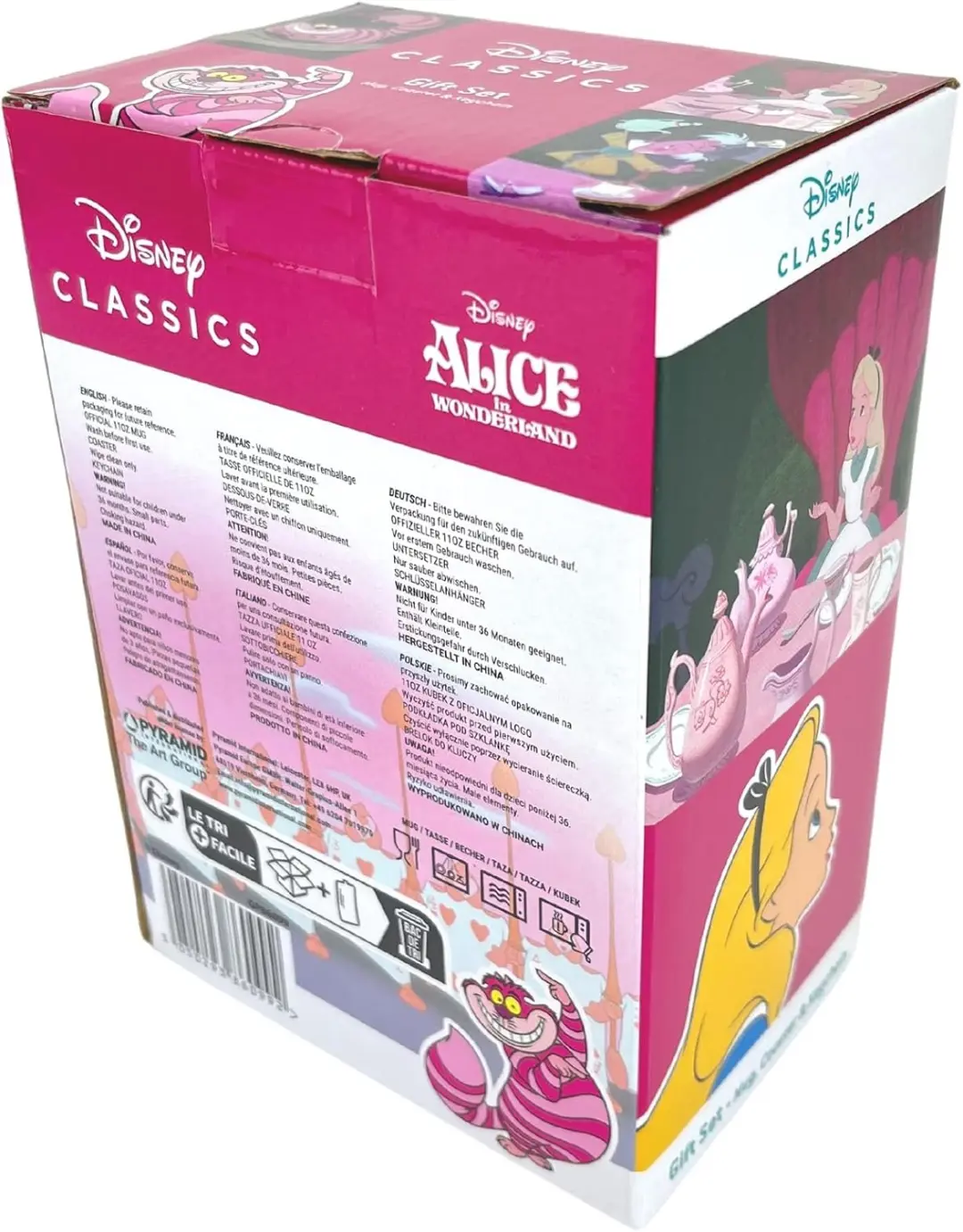 Pyramid Alice in Wonderland Mok, Schotel & Sleutelhanger Set - 320ml - afbeelding 4 van 5