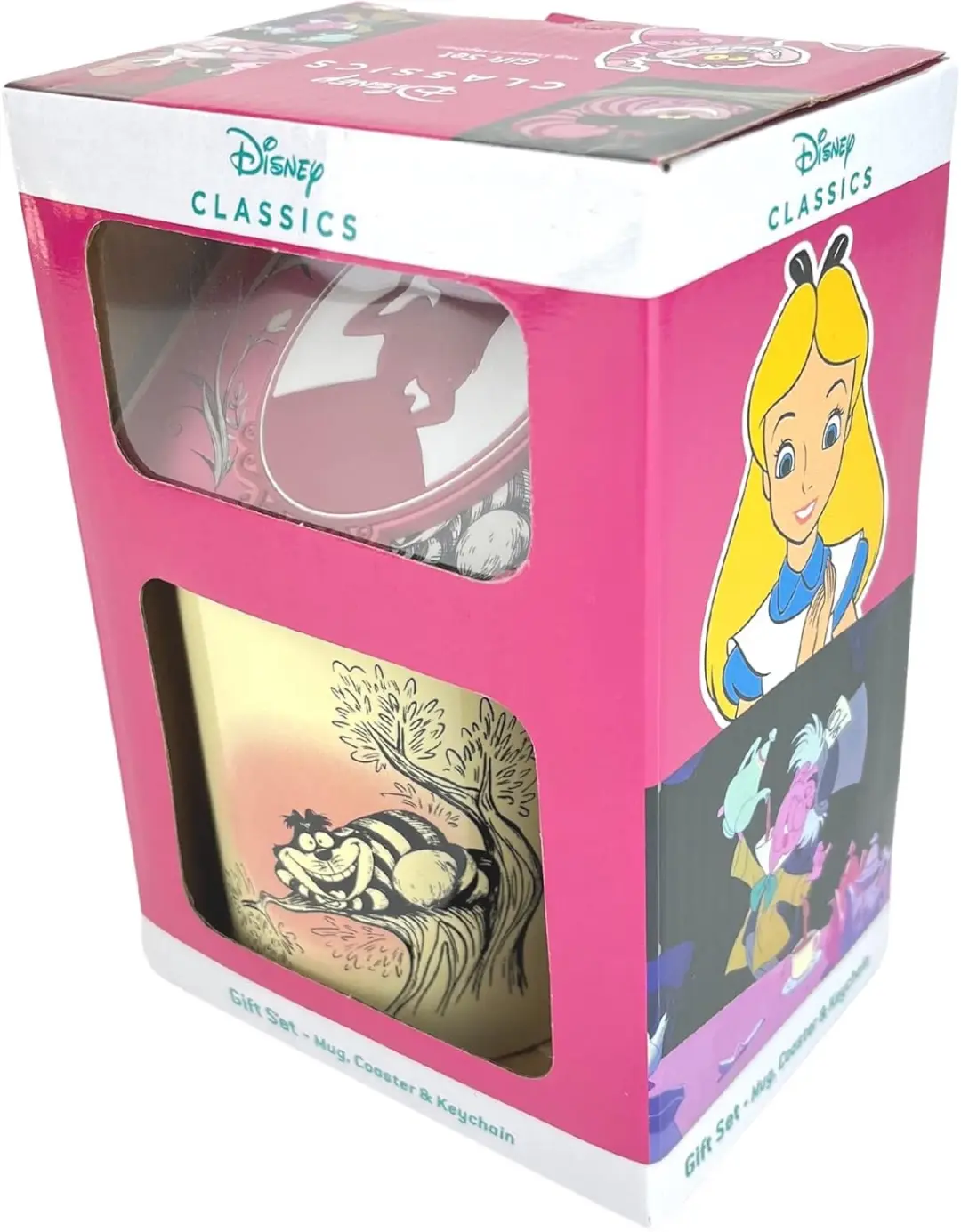 Pyramid Alice in Wonderland Mok, Schotel & Sleutelhanger Set - 320ml - afbeelding 5 van 5