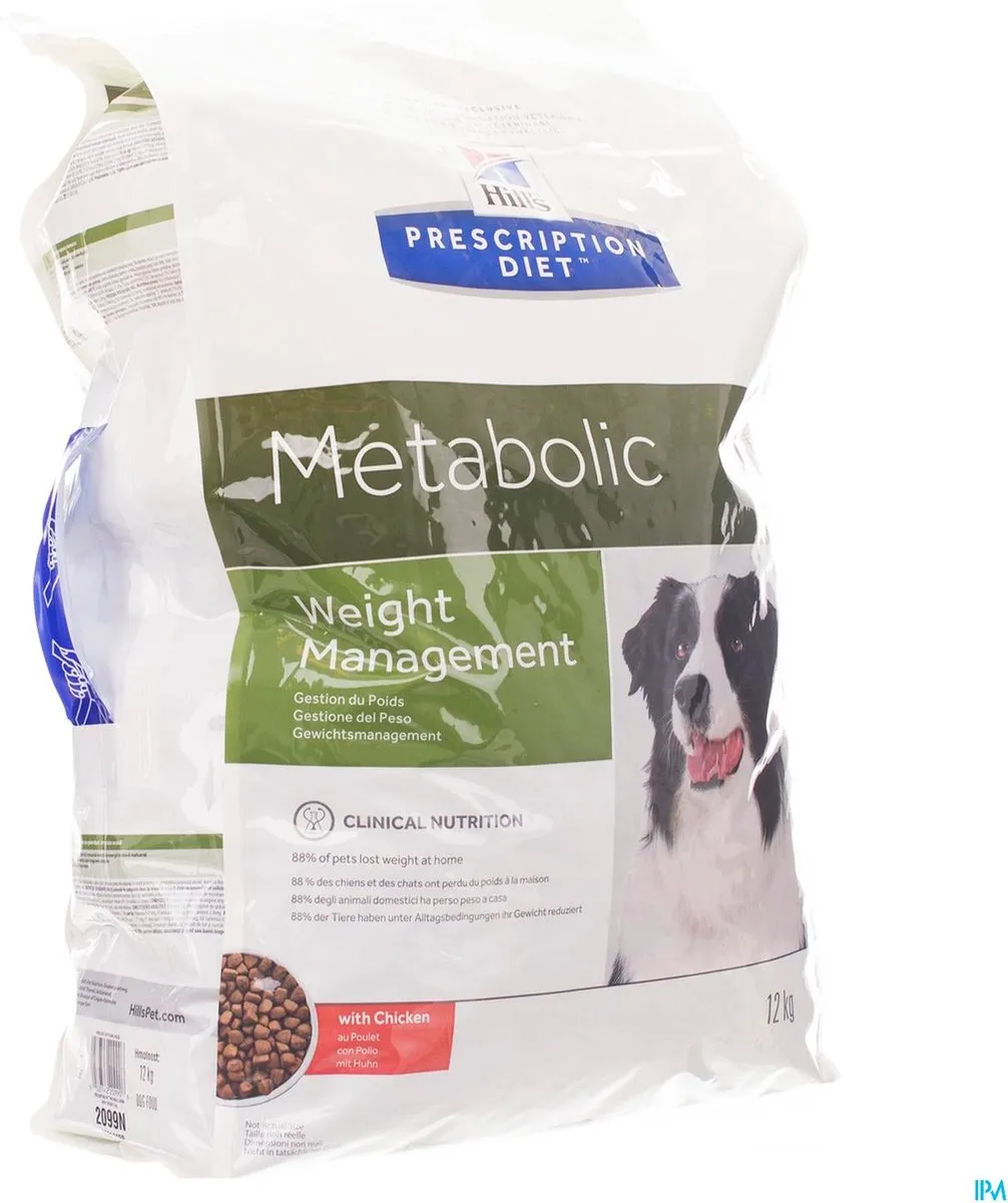 Hill's Canine Metabolic Hondenvoer 12kg