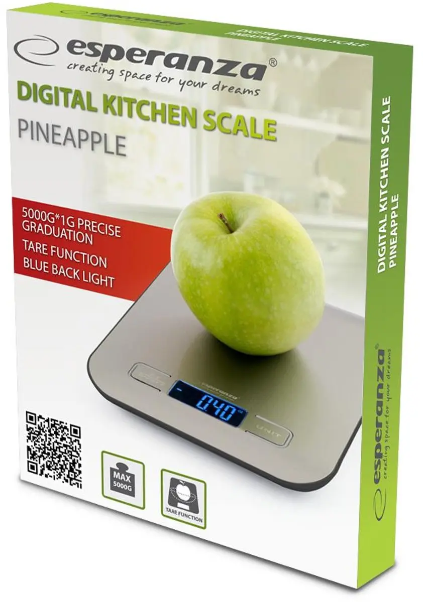 Esperanza EKS001 Keukenweegschaal - 5000g - afbeelding 2 van 5