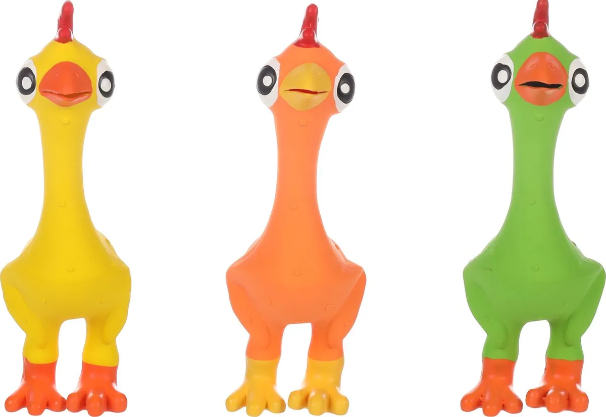 Flamingo Pokka Hs Pokka Latex Kip Speelgoed Honden