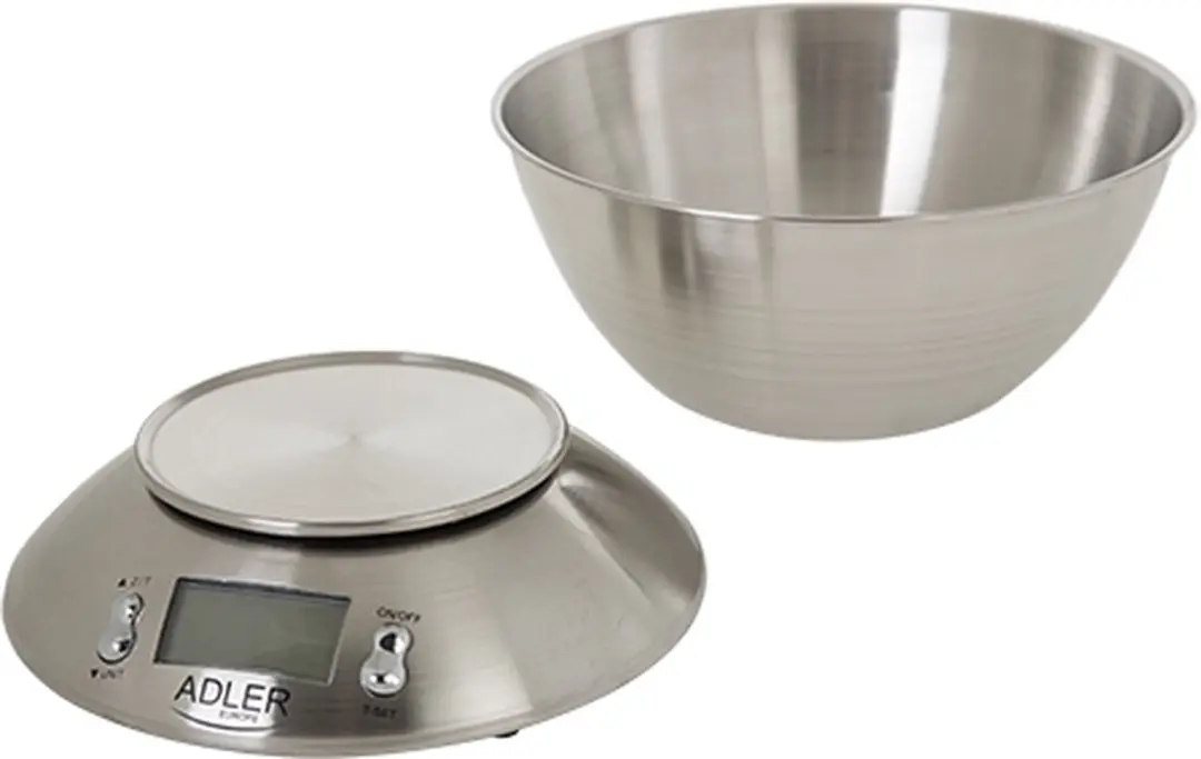 Adler AD 3134 Keukenweegschaal - 5 kg - Zilver - afbeelding 5 van 6
