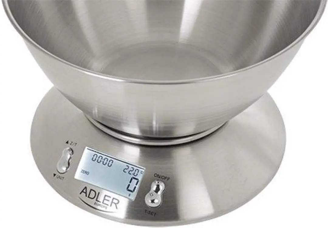 Adler AD 3134 Keukenweegschaal - 5 kg - Zilver - afbeelding 3 van 6