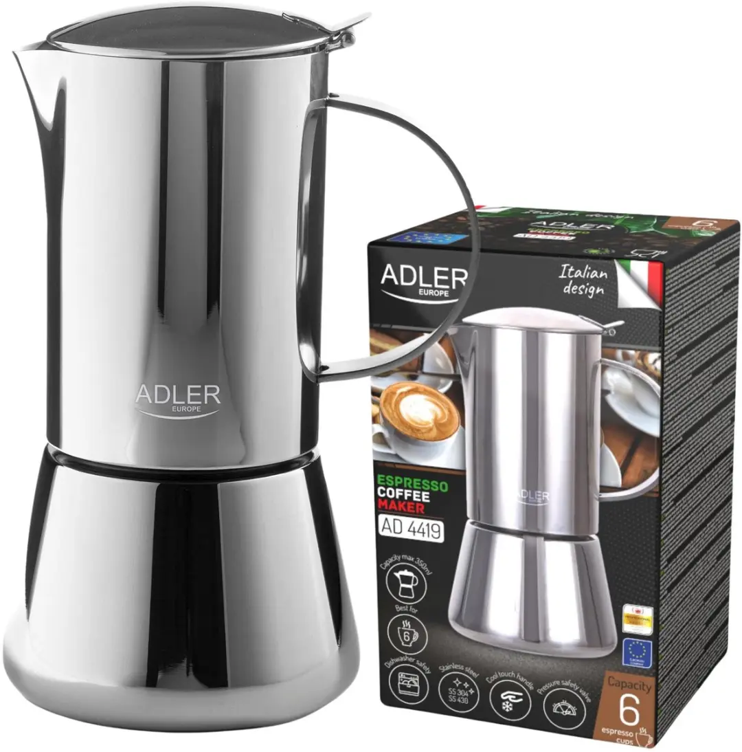 Adler AD 4419 Espresso Koffiezetapparaat - 0,35l - afbeelding 6 van 6