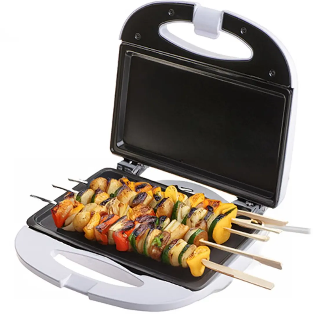 Adler AD 3072 Elektrische Grill - 1200W - Wit - afbeelding 5 van 6