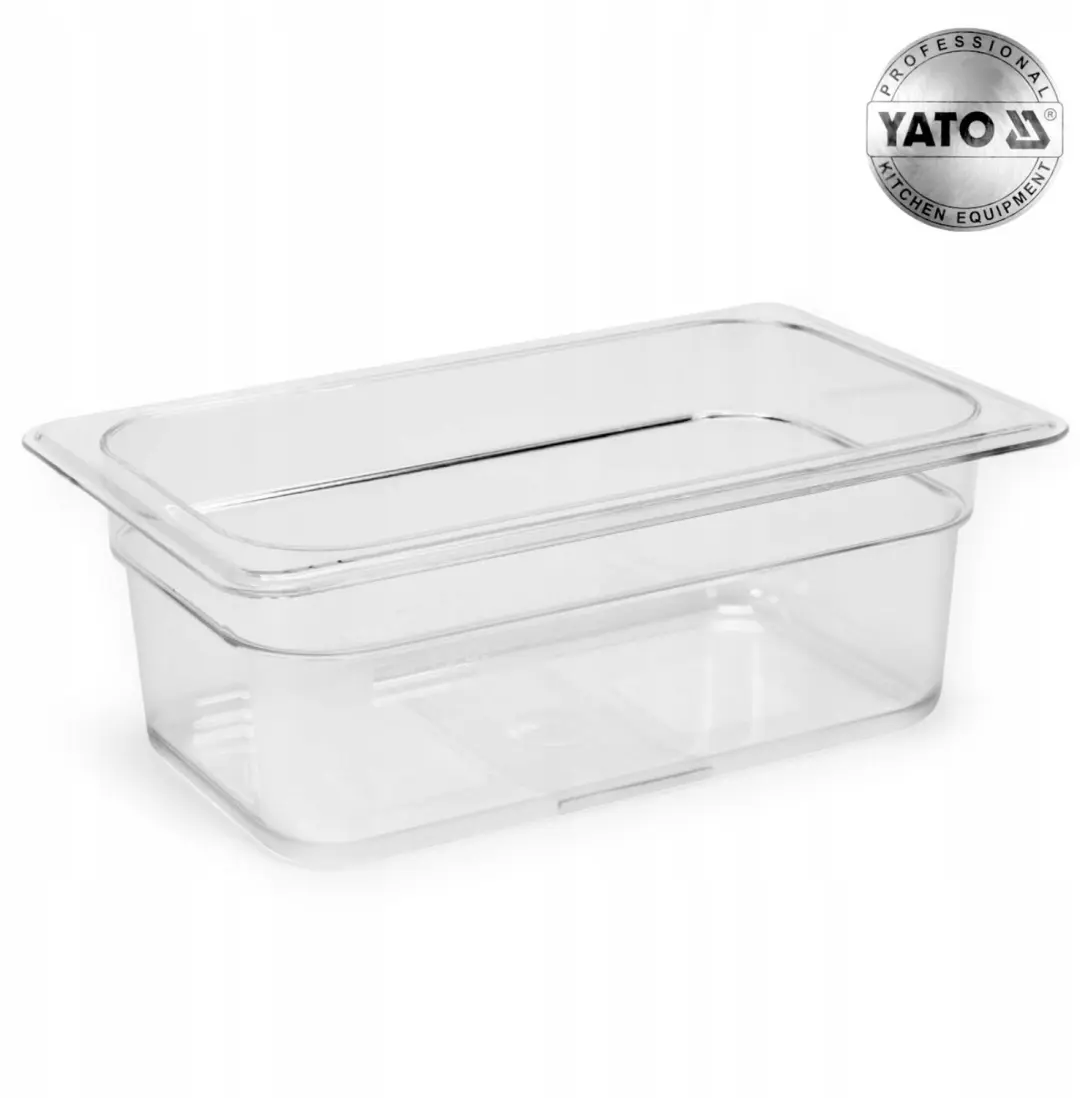 Yato Gastronorm Bak 1/4 100mm 2.5L Polycarbonaat Transparant