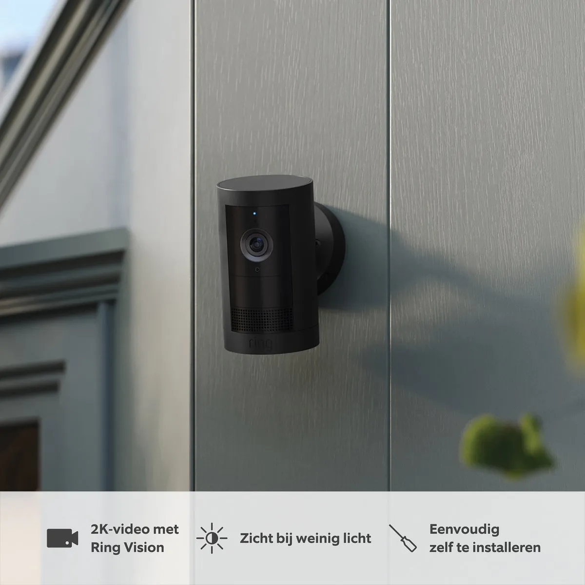 Ring Outdoor Camera Plus B0D23XCY18 Buitencamera - 2K - Zwart - afbeelding 6 van 6