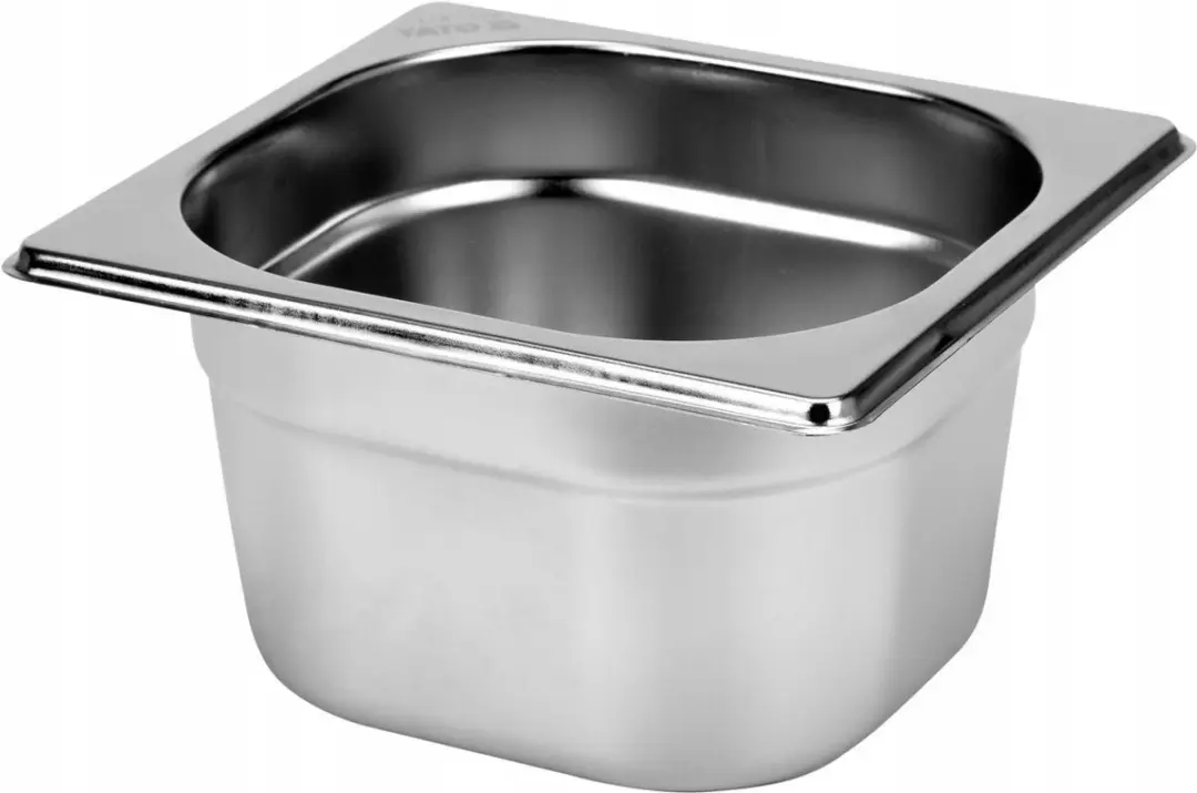 Gastronorm Bak GN 1/6 100mm Roestvrij Staal 1.7L