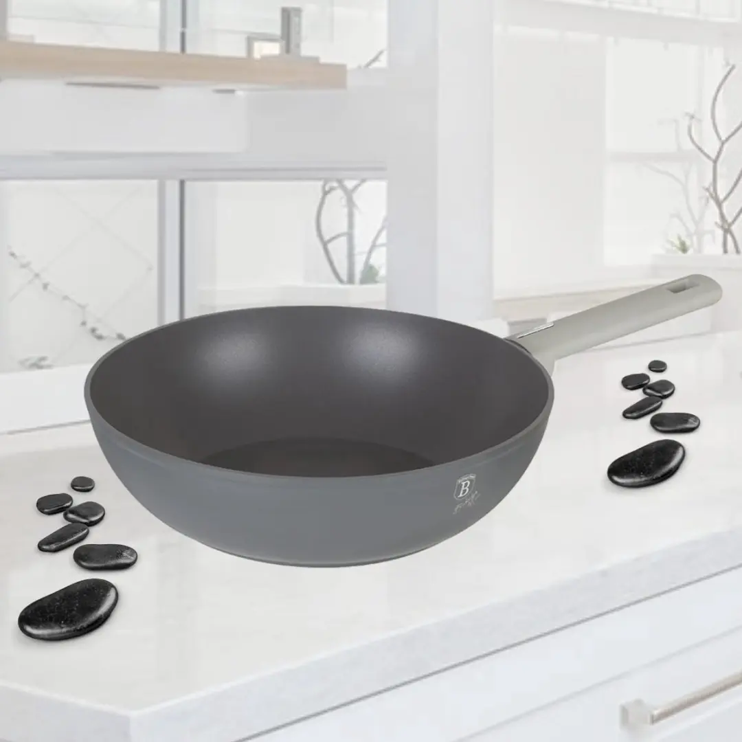 BerlingerHaus Aspen Wokpan 28cm BH/7071 - Grijs - afbeelding 4 van 4