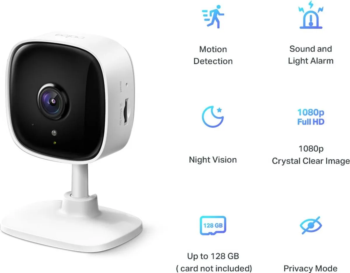 TP-Link Tapo C100 Beveiligingscamera - 1080P - afbeelding 6 van 6