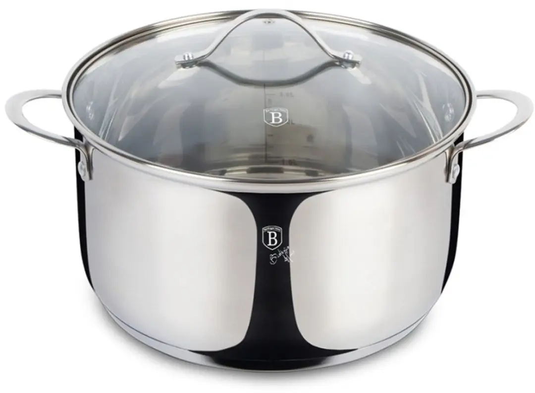 Pan met deksel 24 cm, roestvrij staal, Silver Jewellery