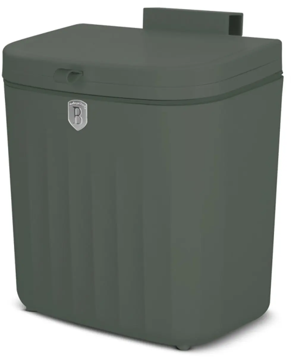 Hangende afvalbak 7 l Matte Green Collection