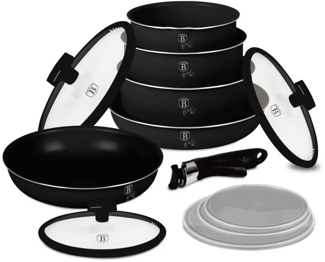 Serviesset met titaniumcoating, 12-delig, Monaco Collection