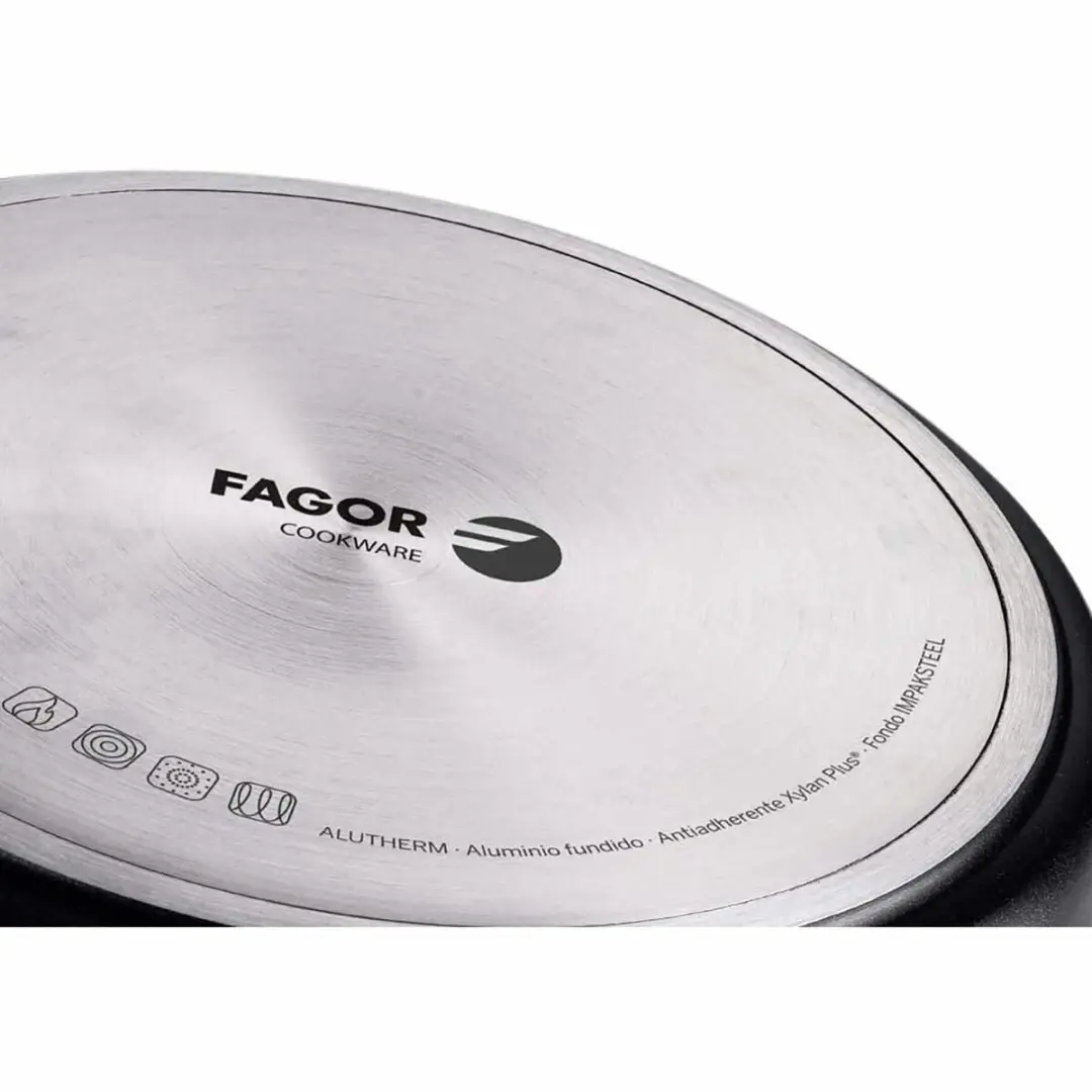 Fagor Alutherm Pan Ø18cm - Zwart - afbeelding 4 van 6