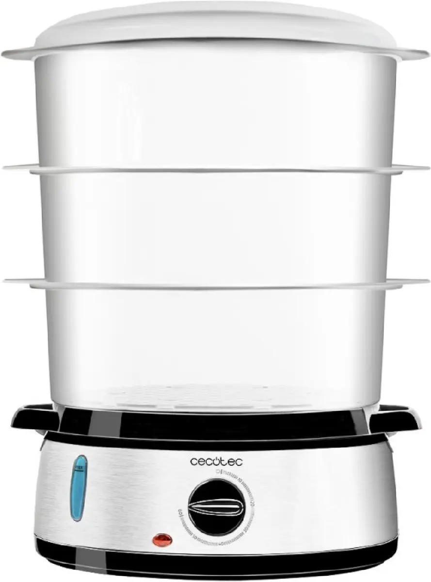 Food Steamer Cecotec Vapovita 3000 800W 9 L Grey Stainless steel 800 W