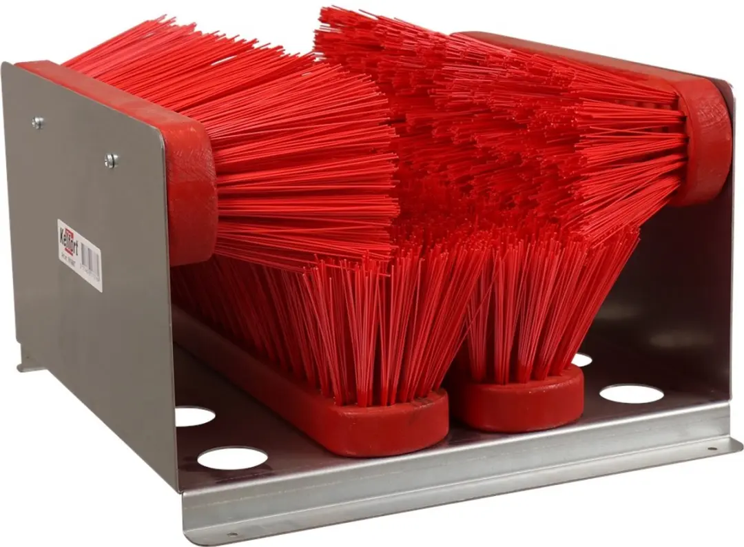 Talen Tools Schoenveegapparaat met Borstels - Rood - afbeelding 2 van 2