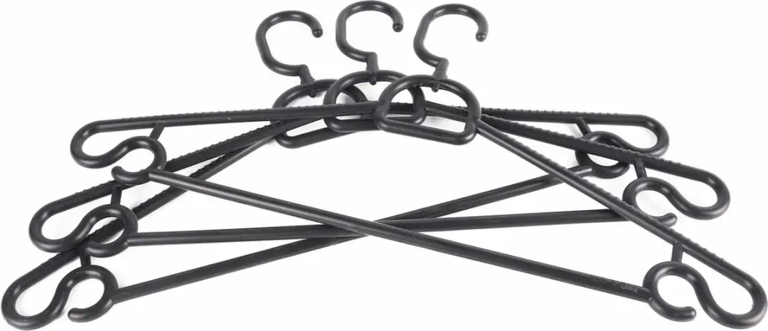 Bellson Kledinghangers Zwart (3 Stuks)