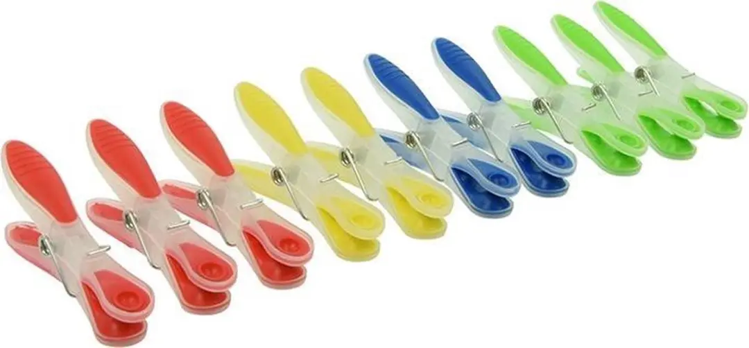 ProPlus Plastic Wasknijpers - 10 stuks - Veelkleurig - afbeelding 2 van 6