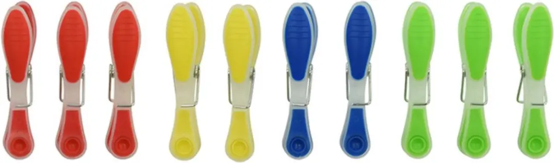 ProPlus Plastic Wasknijpers - 10 stuks - Veelkleurig - afbeelding 5 van 6