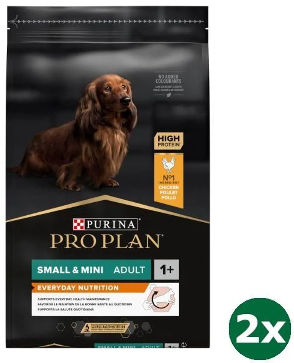 Pro Plan Dog Adult Small/Mini Kip 2x7kg