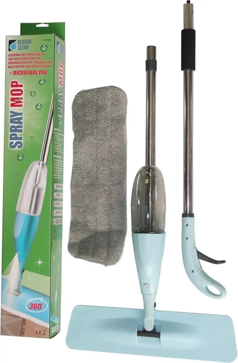 Vloermop microvezel met sprayfunctie