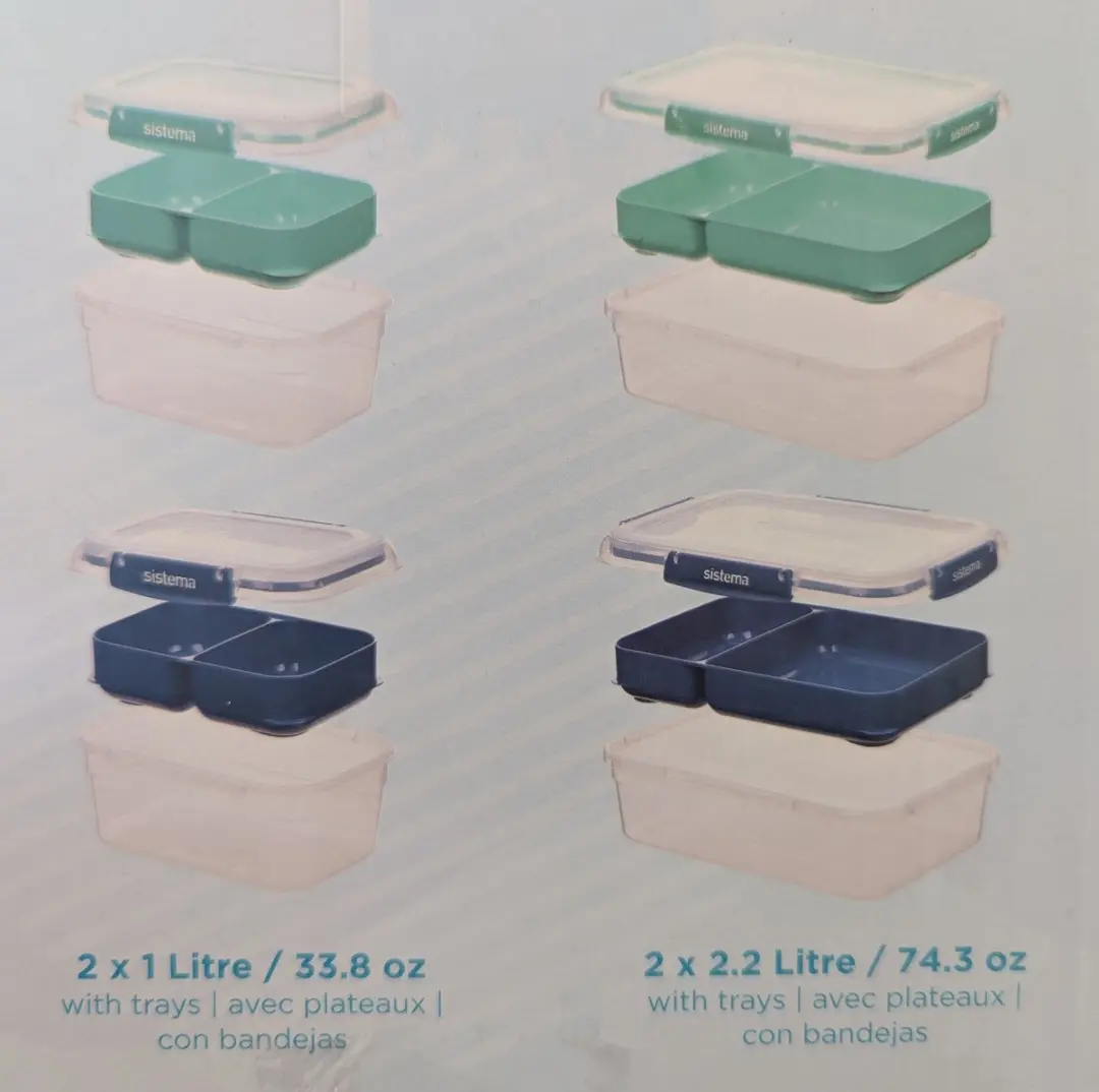 Sistema Stax To Go Lunchbox - 4 Stuks - afbeelding 3 van 5