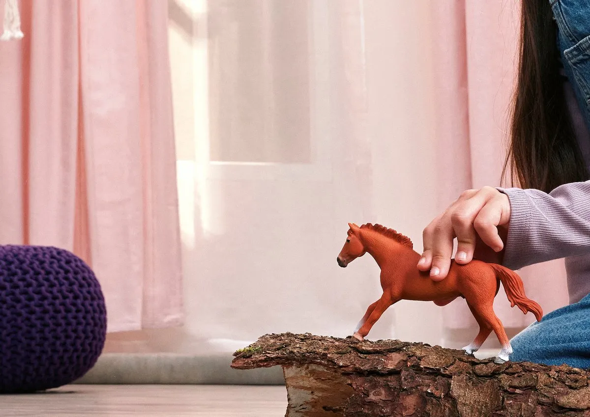 Schleich Horse Club Engels Volbloed Hengst 14915 - Meerkleurig