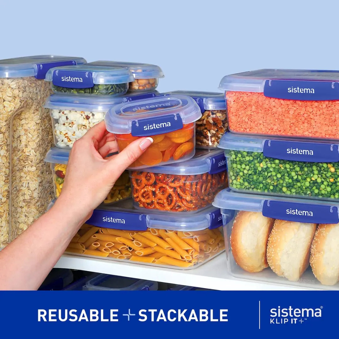 Sistema Klip It Plus Voorraaddoos 5.5L - Blauw - afbeelding 5 van 6