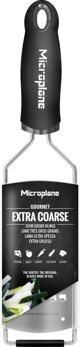 Microplane Gourmet Rasp Extra Grof 45008-1PK - RVS - afbeelding 6 van 6