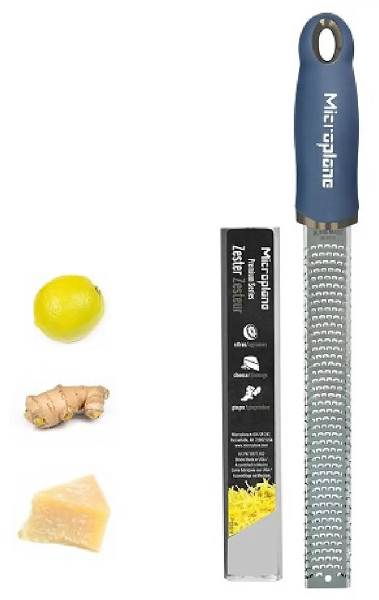 Microplane Premium Classic Rasp Zester - Fijn - Denim Blauw - afbeelding 4 van 6