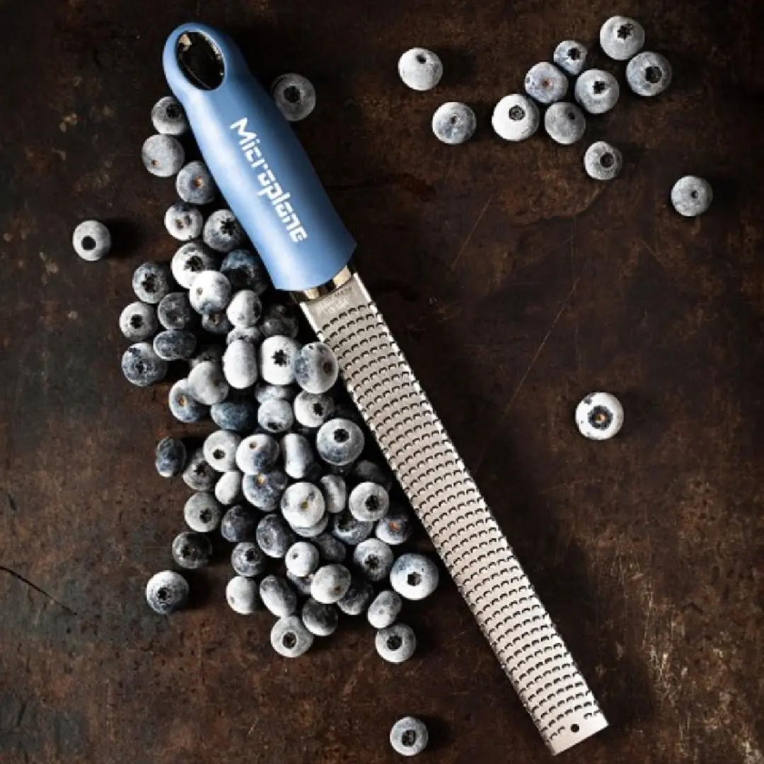 Microplane Premium Classic Rasp Zester - Fijn - Denim Blauw - afbeelding 5 van 6