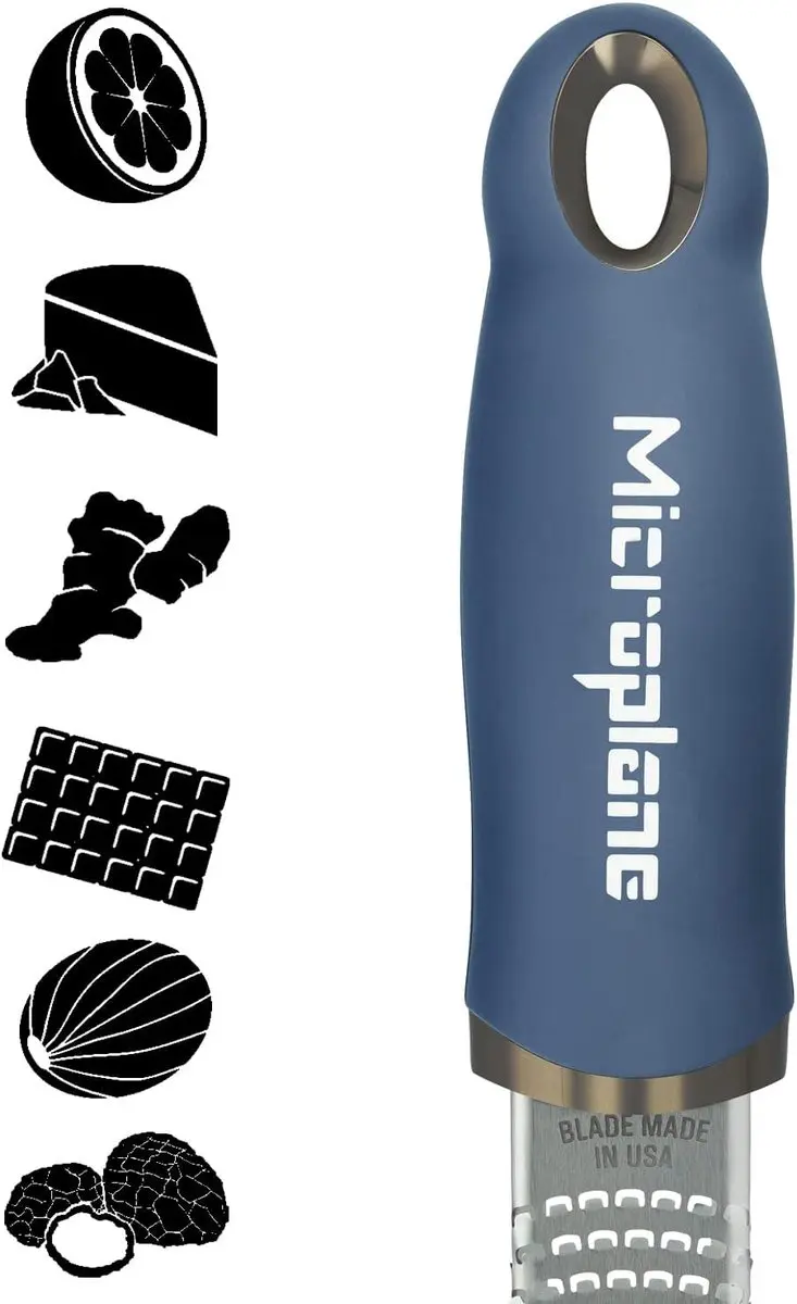 Microplane Premium Classic Rasp Zester - Fijn - Denim Blauw - afbeelding 2 van 6