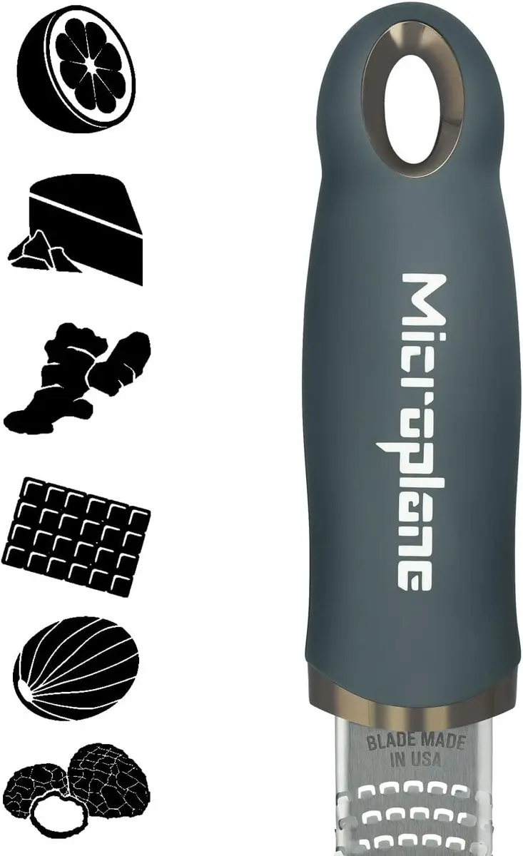 Microplane Premium Classic Rasp Zester - After Dark Grey - afbeelding 2 van 6