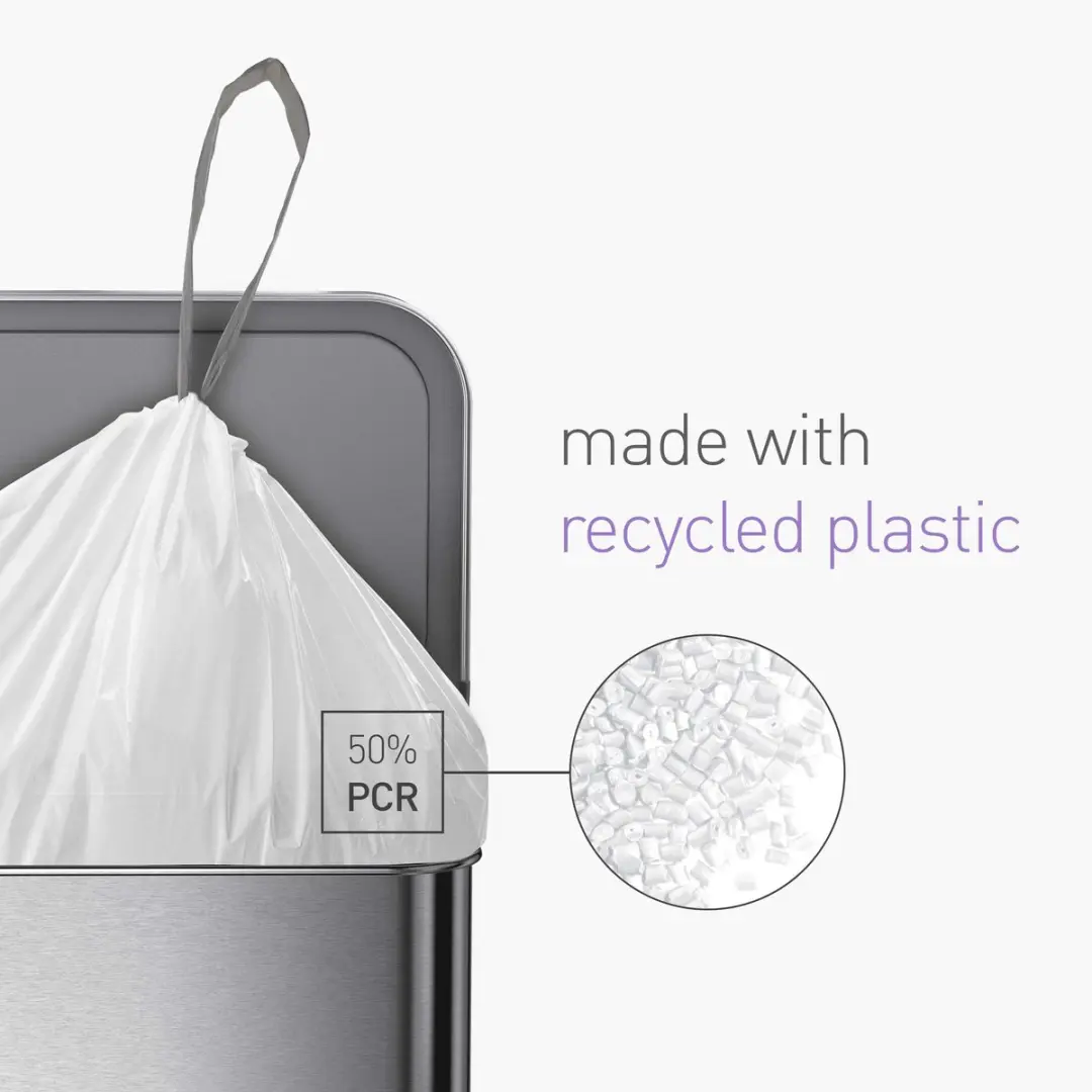 Simplehuman Code G Afvalzakken 30L - 20 stuks - Wit - afbeelding 5 van 6