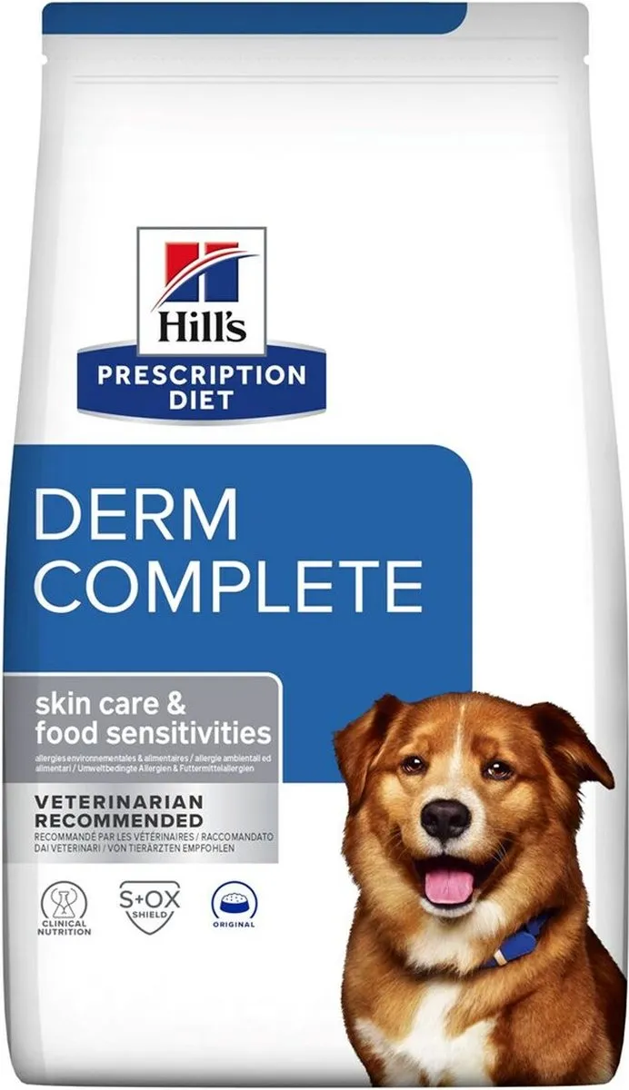 Hill's Prescription Diet Derm Complete Hondenvoer 12kg