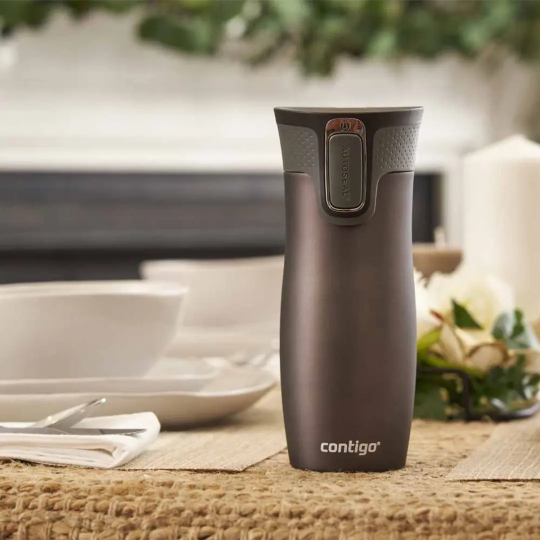 Contigo West Loop Autoseal Thermosbeker - 470ml - Gunmetal - afbeelding 2 van 6