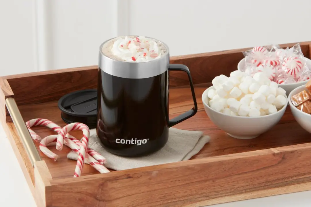 Contigo Streeterville Desk Mug Thermosbeker 410ml - Zwart - afbeelding 3 van 6