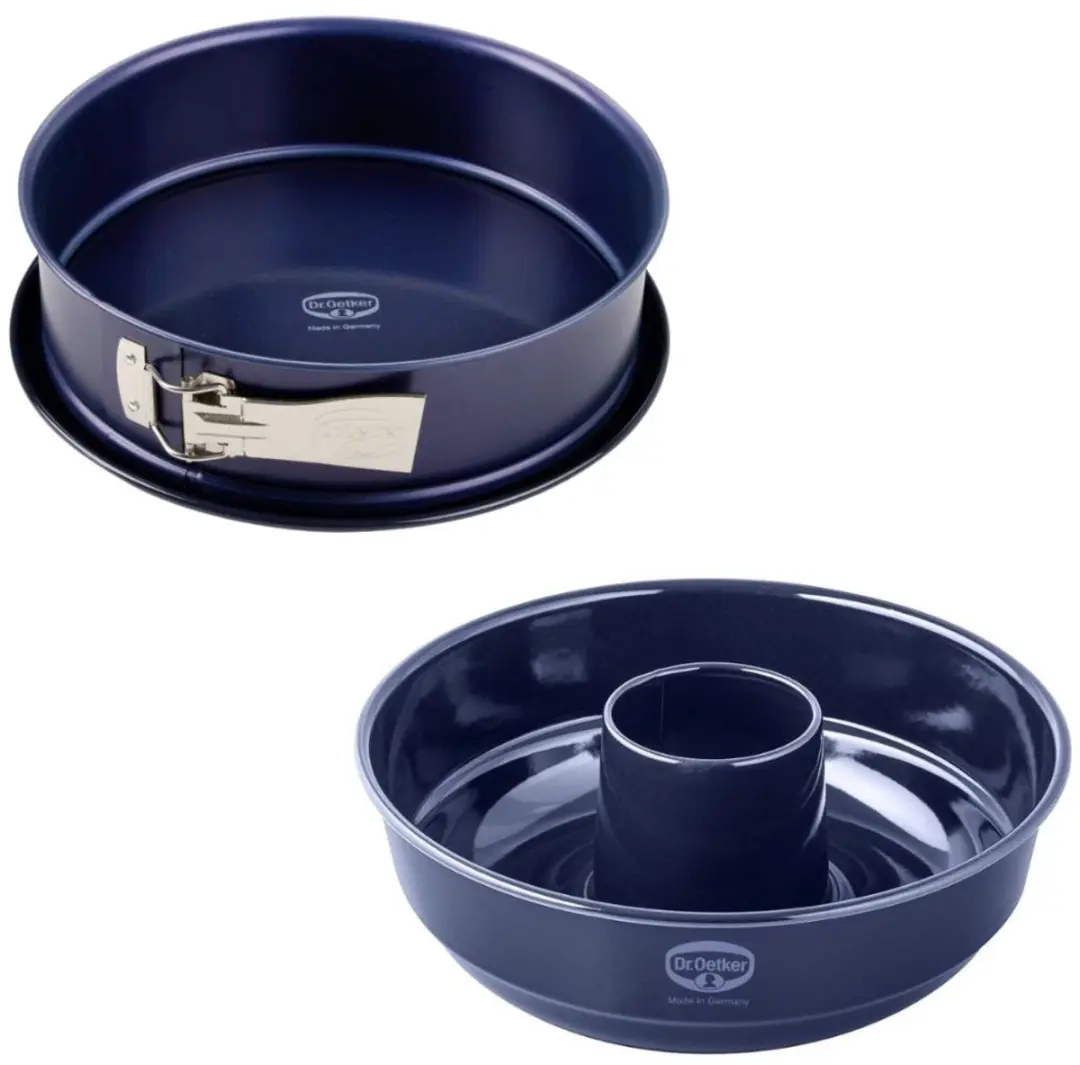 Set van een springvorm 26 cm en een savarinvorm 26 cm Dr. Oetker Back Liebe