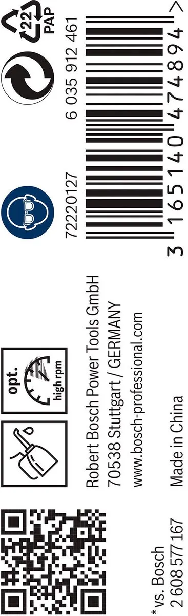 Bosch Professional ST. LINE 3.8mm HSS-G Boor - 10 Stuks