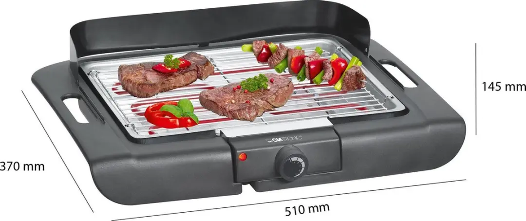 Clatronic BQ 3507 Tafelgrill - Zwart - afbeelding 5 van 6