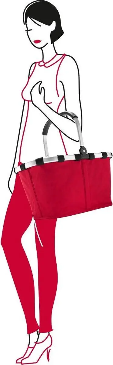 Reisenthel Carrybag Boodschappenmand - 22L - Rood - afbeelding 3 van 6