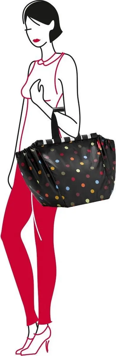 Reisenthel Easyshoppingbag Boodschappentas - 30L - Dots - afbeelding 4 van 6