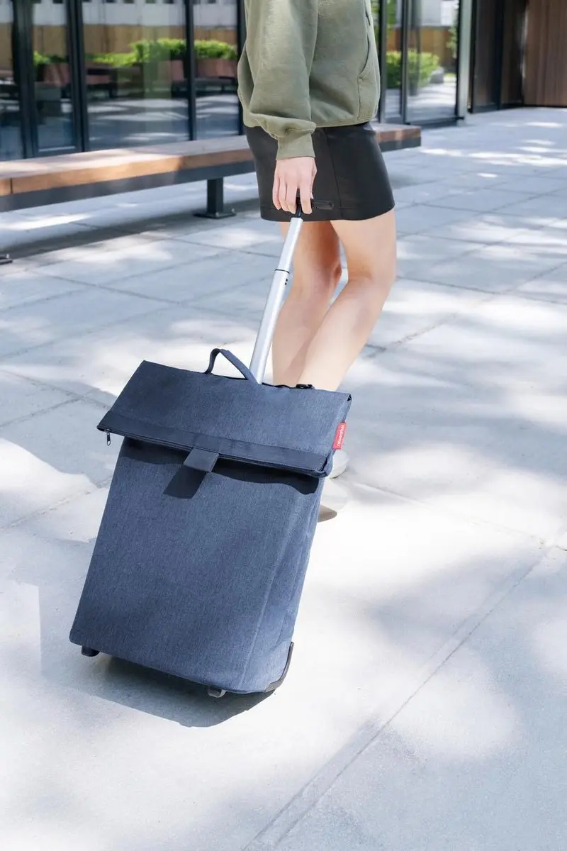 Reisenthel Trolley M Boodschappentrolley - 43L - Twist Navy - afbeelding 3 van 6