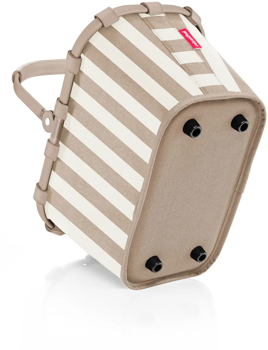 Reisenthel Carrybag XS boodschappenmand - 5L - Summerstripes Coffee - afbeelding 2 van 6