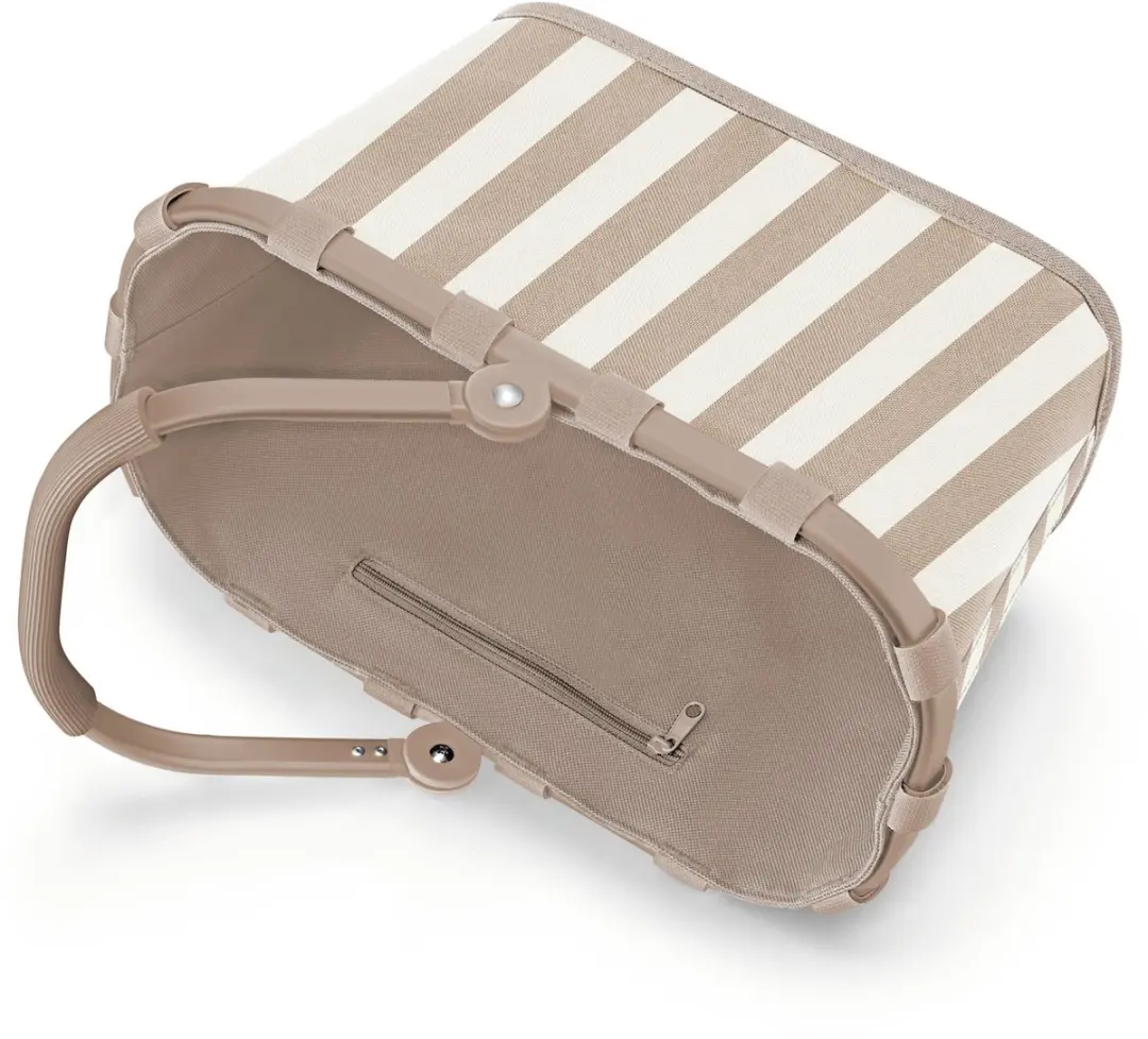 Reisenthel Carrybag XS boodschappenmand - 5L - Summerstripes Coffee - afbeelding 3 van 6