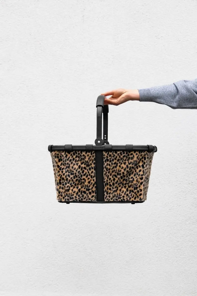 Reisenthel Carrybag XS Boodschappenmand 22L - Leo Fake Fur - afbeelding 6 van 6