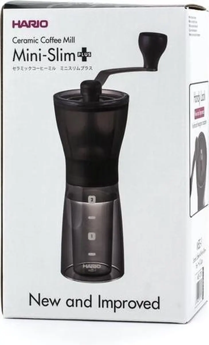 Hario Mini Slim Plus MSS-1DTB Koffiemolen - Zwart - afbeelding 5 van 6