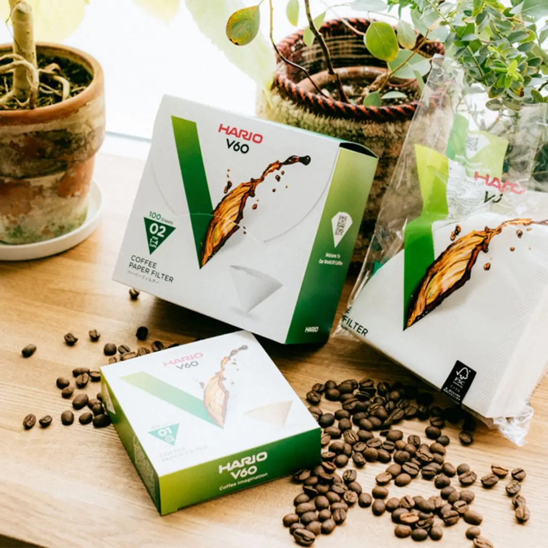 Hario V60 papieren filters 02 - 100 stuks - afbeelding 2 van 6