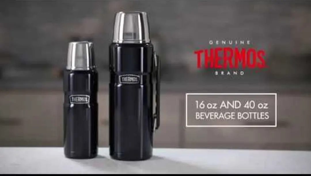 Thermos King Thermosfles 470ml - Zwart - afbeelding 4 van 5