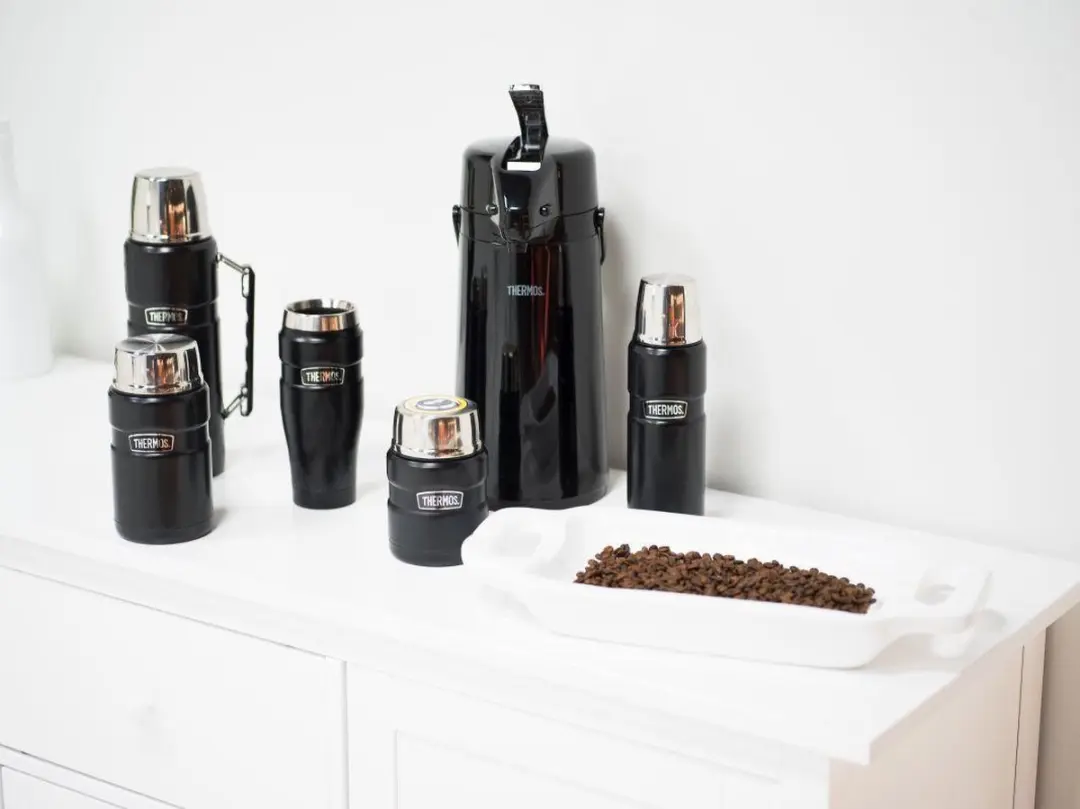 Thermos King Thermosfles 470ml - Zwart - afbeelding 2 van 5